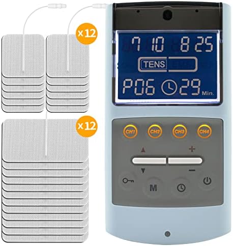 iStim TENS EMS Muscle Stimulator, EV-906 for Pain Relief and Muscle Strengthening, Japanese Gelled Electrodes Included - Image 6