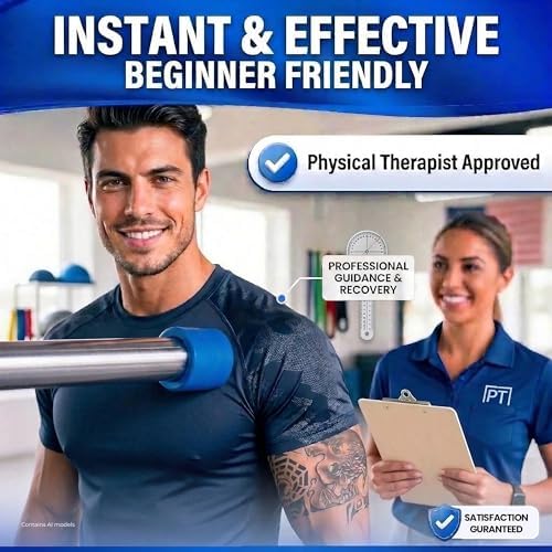 Muscle Trigger Silicone Barbell-Mounted Trigger Point Massage Tool for Back, Neck, Shoulders, Feet & Plantar Fasciitis Relief, Myofascial Release and Deep Tissue Muscle Recovery for Home and Gym - Image 5