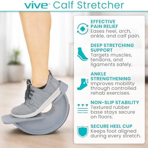 Vive Foot Rocker - Calf Stretcher for Achilles Tendinitis, Heel, Feet, Shin - Image 2