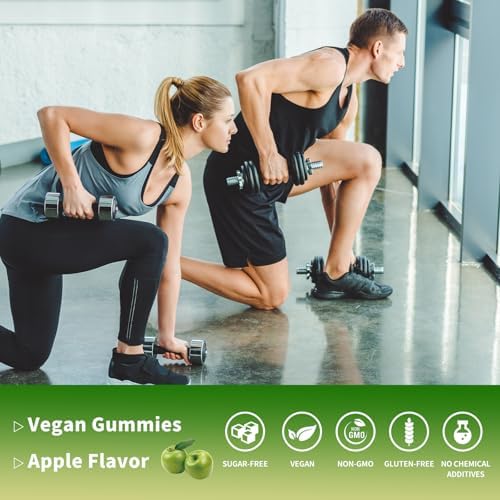 HMB and L-Leucine Gummies, Apple Flavor, 3000mg, 90 Gummies - Image 5