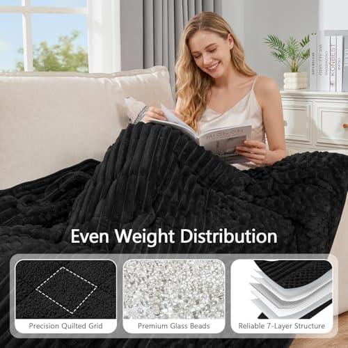 Mr. Sandman Weighted Blankets for Adults, Queen Size 60 x 80 Inches, 15lbs - Image 4