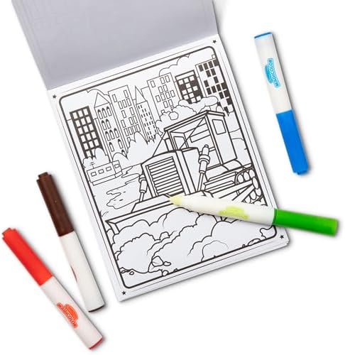 Melissa & Doug On The Go Magicolor Coloring Pad: Adventure - 18 Coloring Pages and 4 Markers - Image 4