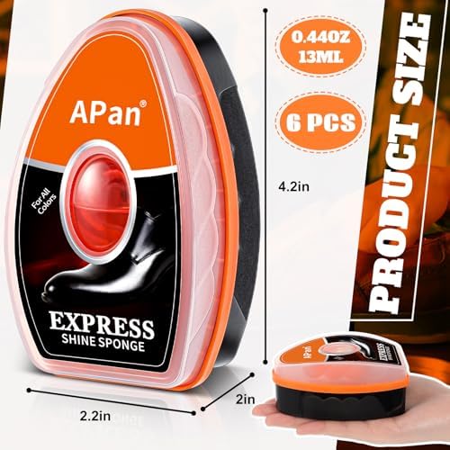 Loopeer 6 Pcs Shoe Shine Sponge - Image 2