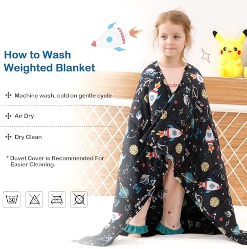 Sivio Weighted Blanket for Sleep, 5lbs, 36 x 48 inches - Image 6