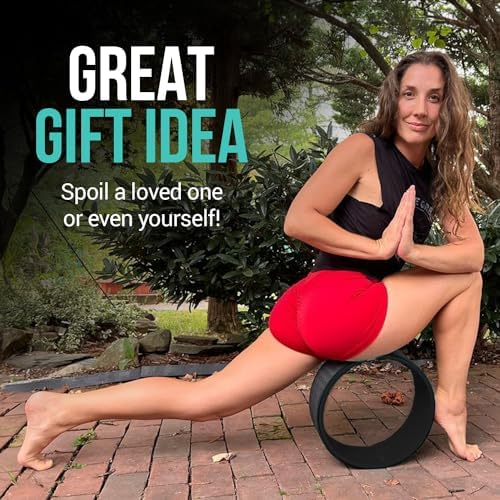 Yoga Wheel Set - Extra Wide Jumbo Wheel & Mini Massage Wheel - Image 6