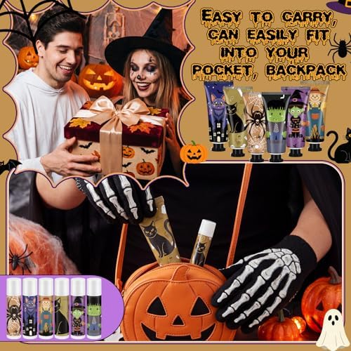 96 Pack Halloween Hand Cream and Lip Balm Gifts Set Bulk for Women - Image 5