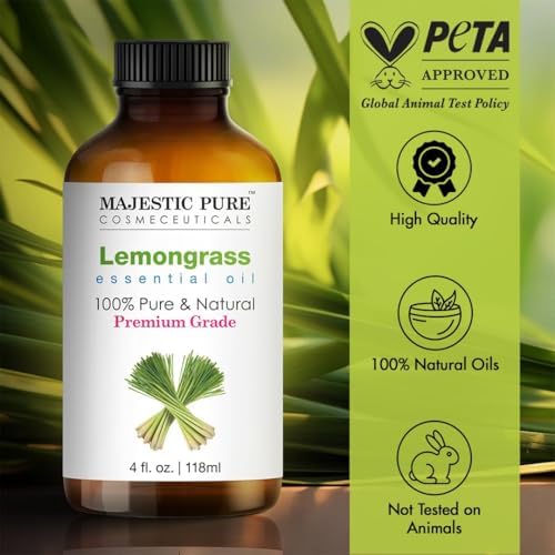 Majestic Pure Lemongrass Essential Oil for Diffuser - 4 Fl Oz - Image 2