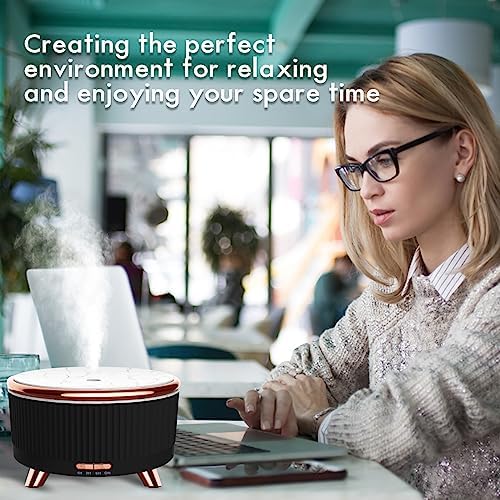 Diffusers for Essential Oils Large Room, 500ml Aromatherapy Diffuser Cool Mist Humidifier with Remote Control,7 Colors Lights & 4 Mist Mode Waterless Auto Off for Women Office Home - Image 6