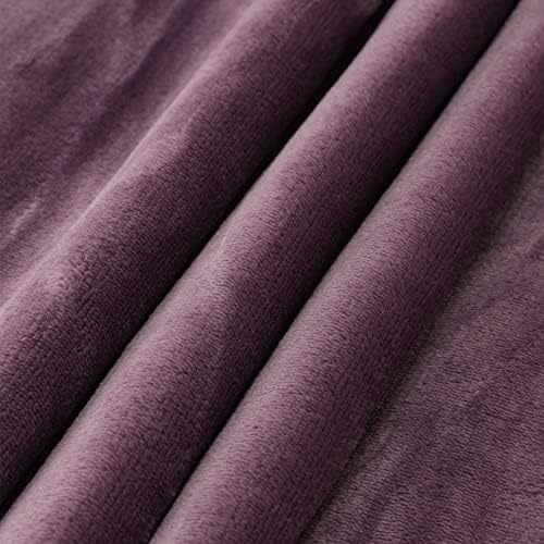NANPIPER Baby Sherpa Blanket,Warm Toddler Throw Blanket,Soft Newborn Fleece Blanket for Winter (Cassis Purple,30x40 inches) - Image 4