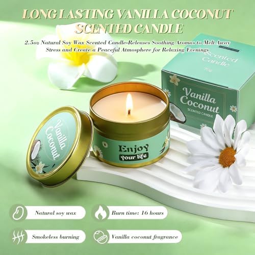 Birthday Gifts for Women, Daisy Self Care Gift Baskets for Women - Image 4