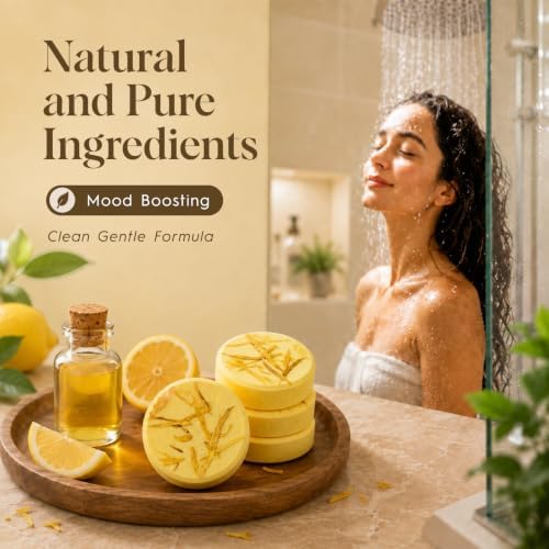 SWCANDY Lemon Shower Steamers 8 Pack, Home Spa Self Care - Image 4