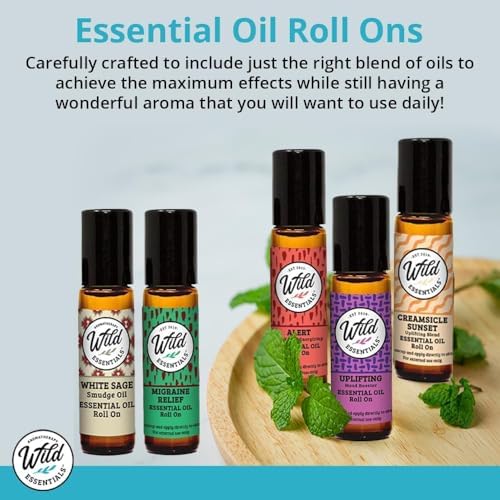 Wild Essentials Frankincense Essential Oil Roll On, 10ml, Pure, Premium Grade Essential Oils and Organic Jojoba Oil, Ready to Use, All Natural - Image 5
