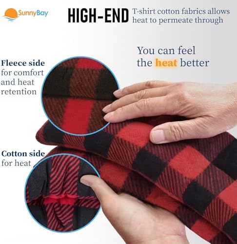 SunnyBay Heating Pad, Neck and Shoulder Wrap, 26x4 inch, Buffalo - Image 2