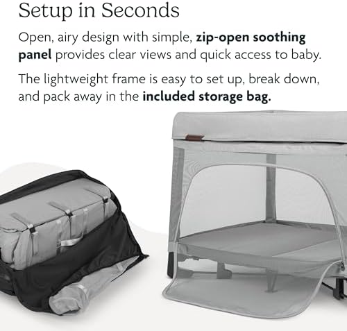 UPPAbaby Remi 3-in-1 Portable Playard, Bassinet & Travel Crib - Wells - Image 4