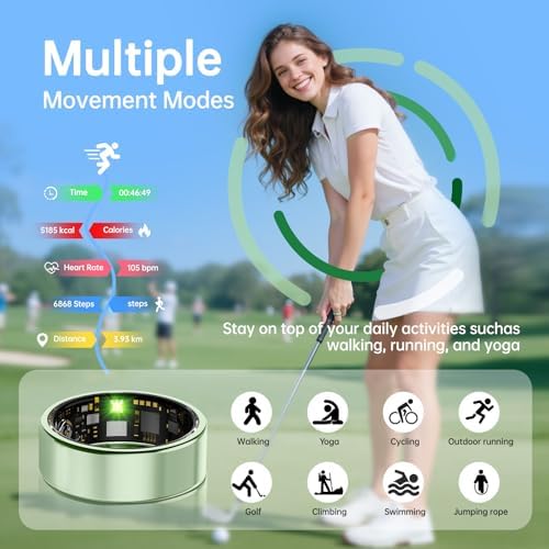 Smart Ring for Women & Men, Health Tracker Ring, Fitness Tracker Ring - Image 4