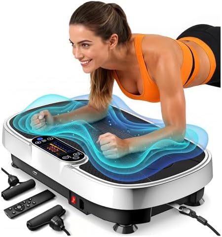 Renoj 3D Vibration Plate Exercise Machine, 200W Motor, 455lbs Capacity by VisittheRenoj