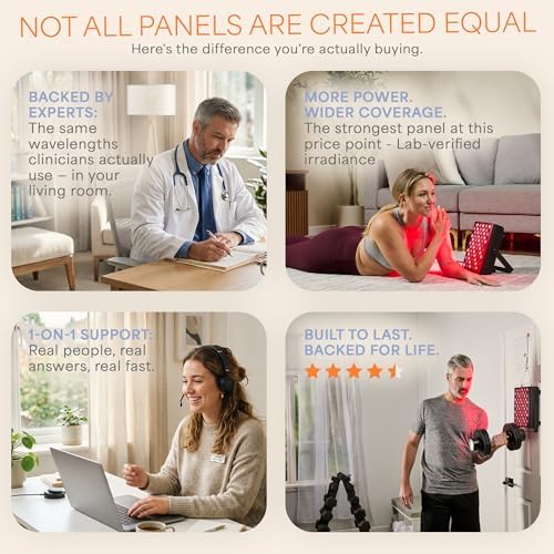 Lifepro Bioheal Red Light Therapy Panel 90 &120 Dual Chip LED - Image 3