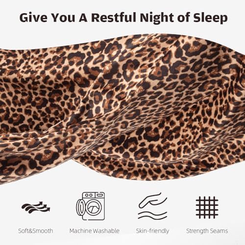 Chilling Home Pregnancy Pillows, U Shaped Maternity Pillow for Pregnant Women with Velvet Removable Cover, 55 inch Pregnancy Pillows for Sleeping, Body Pillows for Adults Full Support, Leopard Print - Image 5