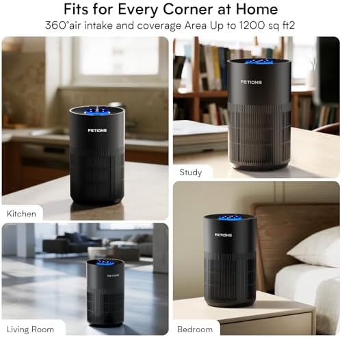 Air Purifiers for Bedroom Home up to 1200Ft²,Small Air Purifier for Home - Image 7
