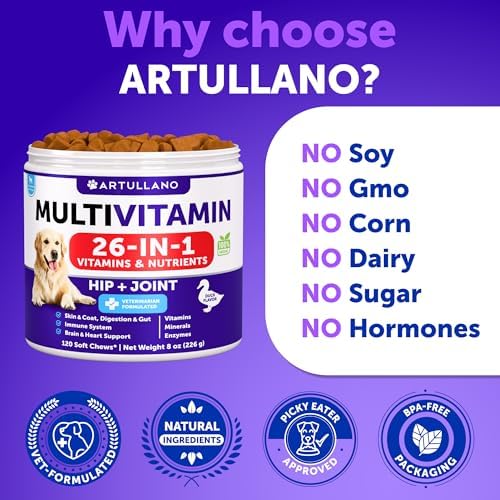 Dog Vitamins - 120 Treats - Dog Multivitamin Supplement - 26 in 1 Nutrients - Image 5