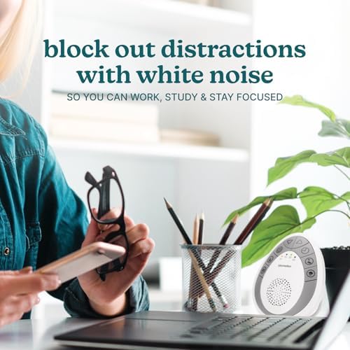 Homedics White Noise Sound Machine, Small Travel Sound Machine - Image 6