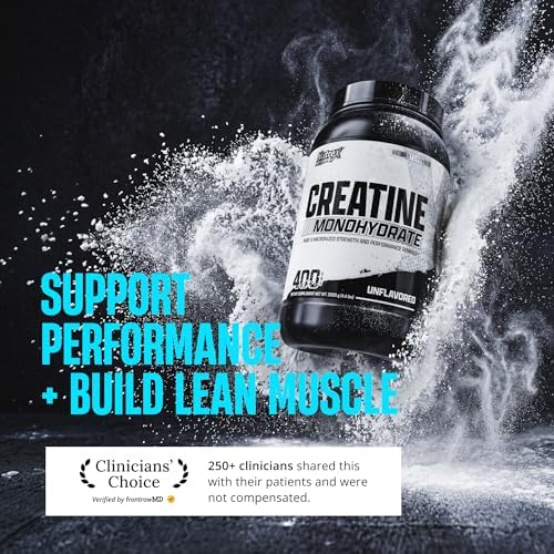 Nutrex Research Creatine Monohydrate Powder 400 Servings - Pure Unflavoured Micronized Creatine Monohydrate Supplement for Muscle Growth, Strength & Power - Clinically Tested - Image 4