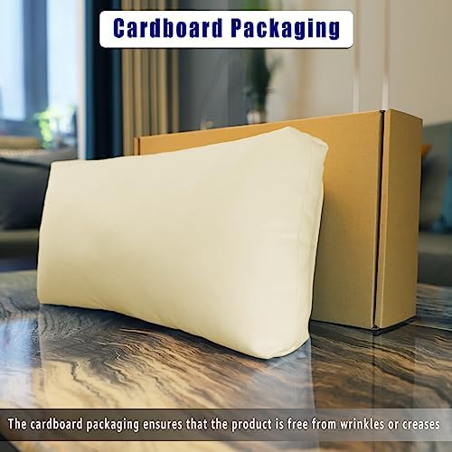 Non-Slip Head Pillow for Recliners - Neck Support Cushion with Velvet Cover for Pain Relief at Home, Office and Travel (Ivory) - Image 2