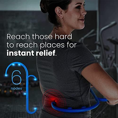 Mount Plus MP005 Back Massager Handheld Tool | Back and Neck Massager | Trigger Point Therapy Self Massage Tool | Fibromyalgia Pain Relief (1 Pack Purple) - Image 5