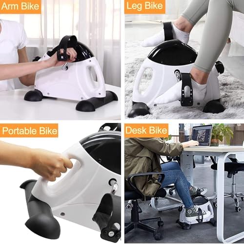 Pedal Exerciser Under Desk Exercise Bike for Leg and Arm Cycling and Recovery Exercise - Image 6