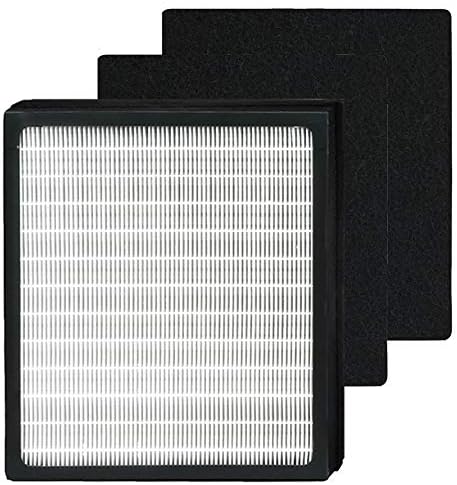 HEPA Filters D Fit for Idylis Air Purifiers Idylis AC-2118, AC-2123, IAP-10-280, 1AP10280, Part# IAF-H-100D, Includes 1 HEPA Filters & 2 Carbon Filters by BBTBAMBOOST