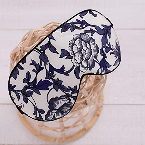 Maxfeel 100% Pure Silk Eye Mask - Sleep Eye Cover in Printed Colors (#5) - Image 5