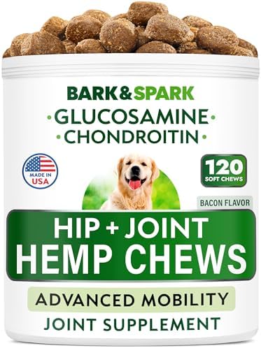 Advanced Joint Hemp Chews for Dogs Mobility - Hip&Joint Pain Relief Treats by BARKSPARK
