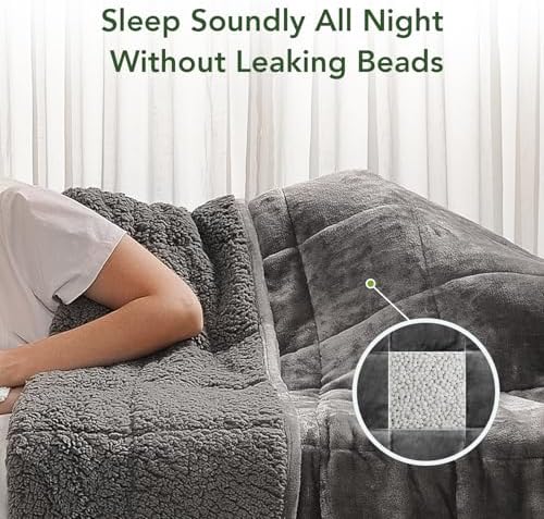 Sivio Weighted Blanket for Adult, Queen Size 20 lbs 60 x 80 Inches - Image 5
