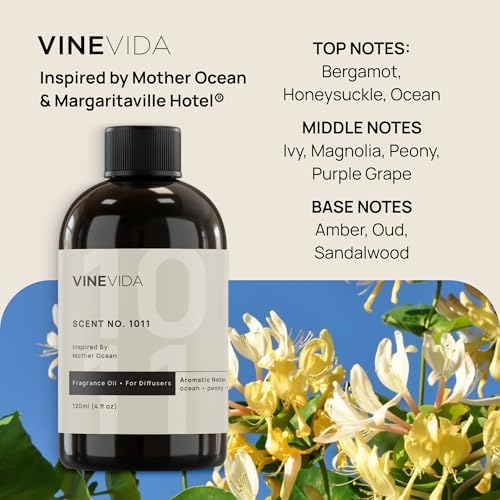 VINEVIDA (4oz) Hotel Fragrance Diffuser Oil - Hotel Scents Diffusers for Home - Cold Air Diffuser Oil - Hotel Scent Essential Oil - Scent No.1011 Inspired by Mother Ocean - Image 2