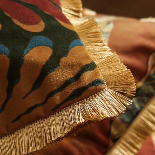 patdrea Designer Velvet Throw Pillow Cover,Set of 2,18"x18"-OldlegendA - Image 6
