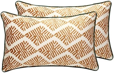 patdrea Designer Velvet Throw Pillow Cover,Set of 2,12"x20"-Botticelli D by patdrea
