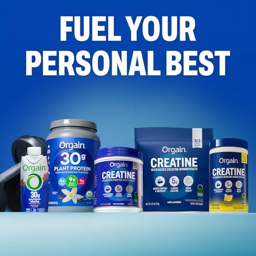 Orgain 5g Creatine Monohydrate Micronized Powder, Lemonade, 80 Servings - Image 7