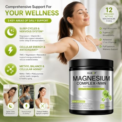 Magnesium Complex Supplement for Women and Men with NMN Supplement - Image 2