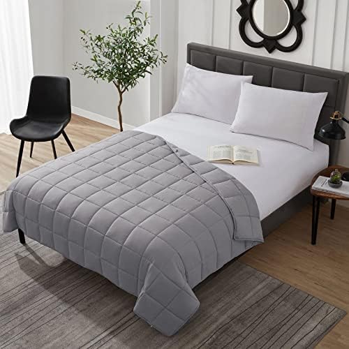 L'AGRATY Weighted Blanket Kids- 40"x60" 7lbs Cooling Breathable Heavy Blanket Microfiber Material with Glass Beads All-Season Summer Fall Winter Soft Thick Comfort - Image 2