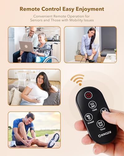 KNQZE Shiatsu Foot Massager with Heat & Compression, LCD Touch Panel, FSA - Image 6