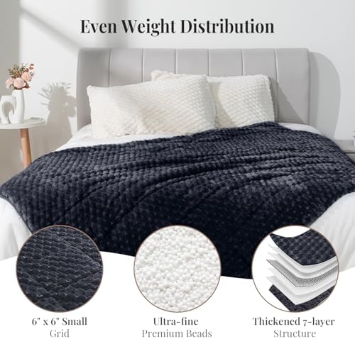 Topblan Weighted Blanket for Adults, 20lbs 60 x 80 Queen Size for Bed - Image 6
