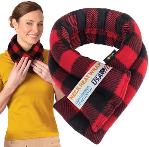 SunnyBay Heating Pad, Neck and Shoulder Wrap, 26x4 inch, Buffalo by SunnyBay