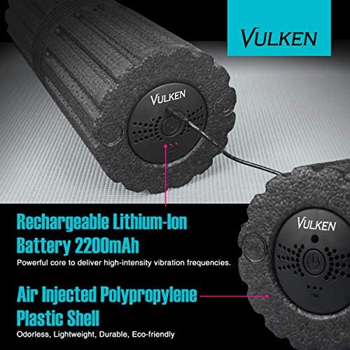 Vulken Vibrating Foam Roller, 17" Extra Long Electric Muscle Roller - Image 5