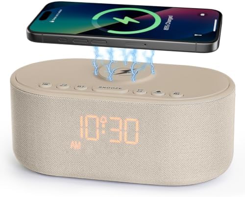 Odokee Sound Machine Alarm Clock for Bedrooms with Wireless Charging by Odokee