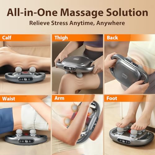 6 Head Massage Gun,Muscle Massager Deep Tissue, Back Massager - Image 3