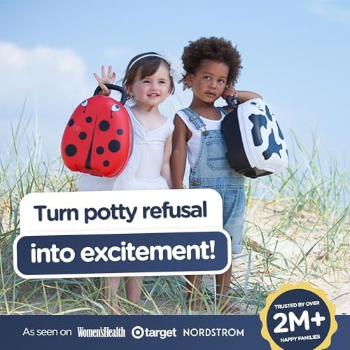 My Carry Potty - Ladybug Travel Potty, Award-Winning Portable Toddler Toilet Seat for Kids to Take Everywhere - Image 6