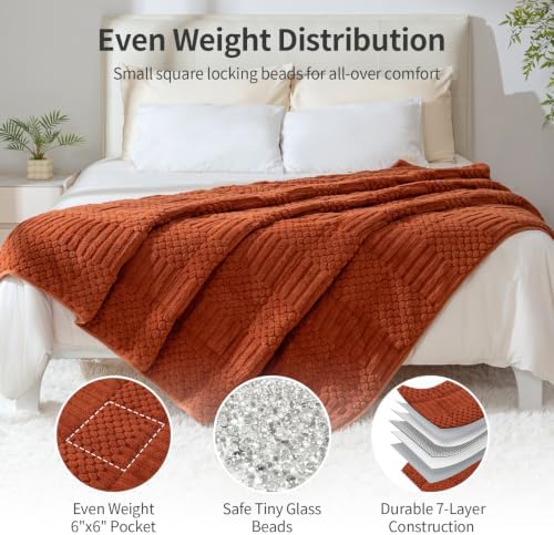 Uttermara Weighted Blankets for Adults Queen Size, 20lbs 60x80 inches - Image 6