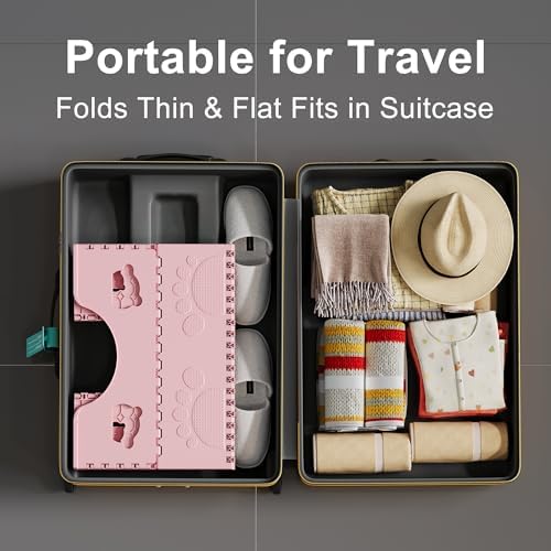 Foldable Poop Stool Adult, 7 Inch Toilet Stool Squat, Pink Potty Stool - Image 7