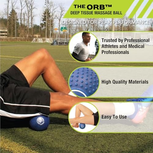 Pro-Tec Athletics Orb Massage Balls, Vary in Size and Color, Deep Tissue Massage, Muscle Relief, Promotes Flexibility, Hamstring, Quadriceps, Calf, Multi-Directional Massage Ball, Working Out - Image 2