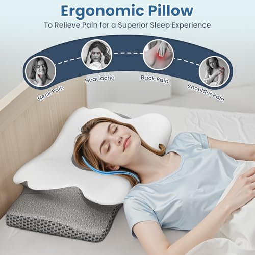 Cervical Neck Pillow - Neck Pain Relief, Queen Size - Image 7